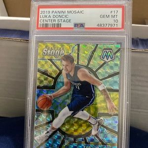 Luka Doncic center stage mint 10